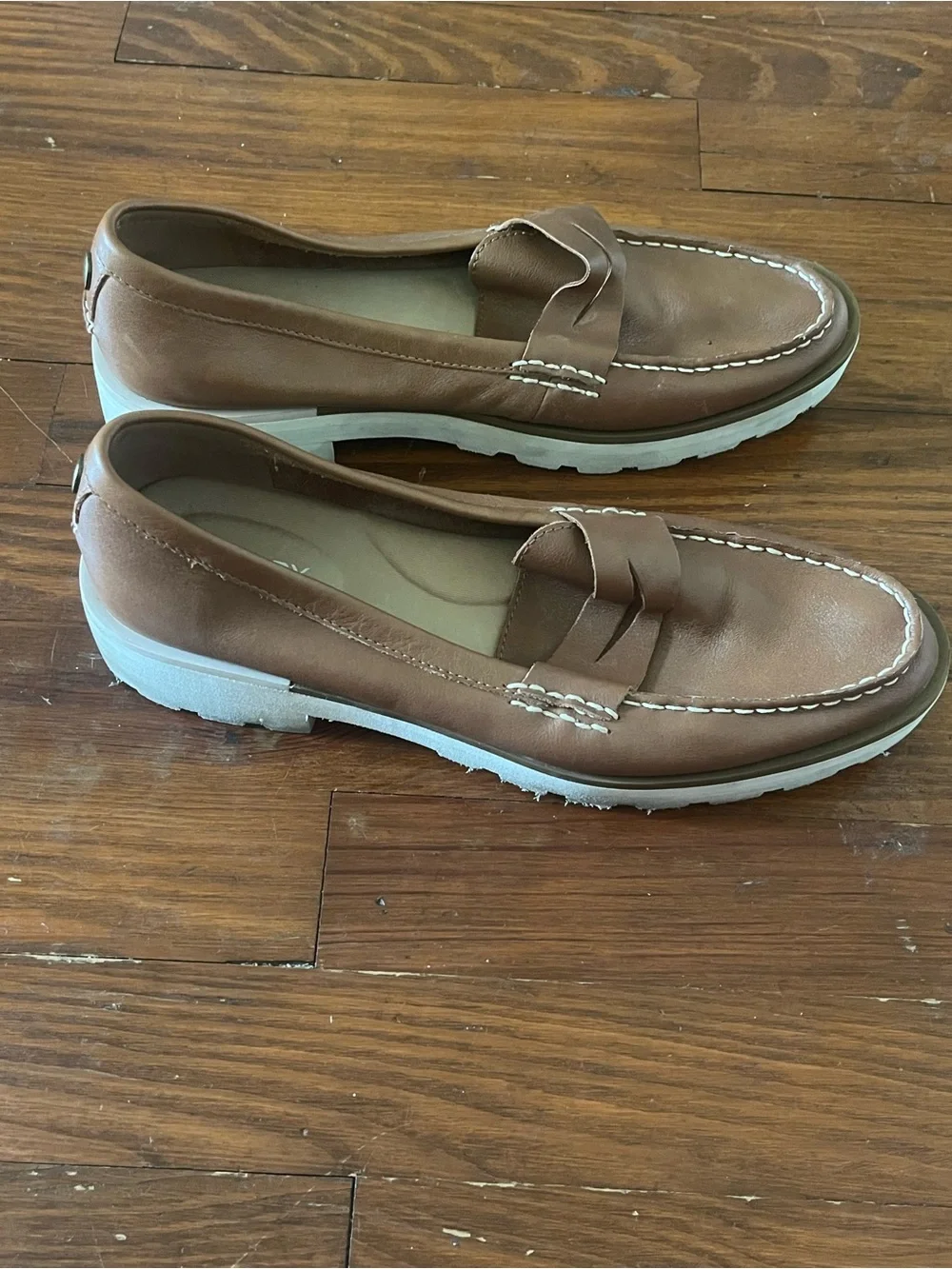 Sperry Tan Leather Women’s Chunky Penny Loafer